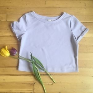 Twik Lavender Crop Top